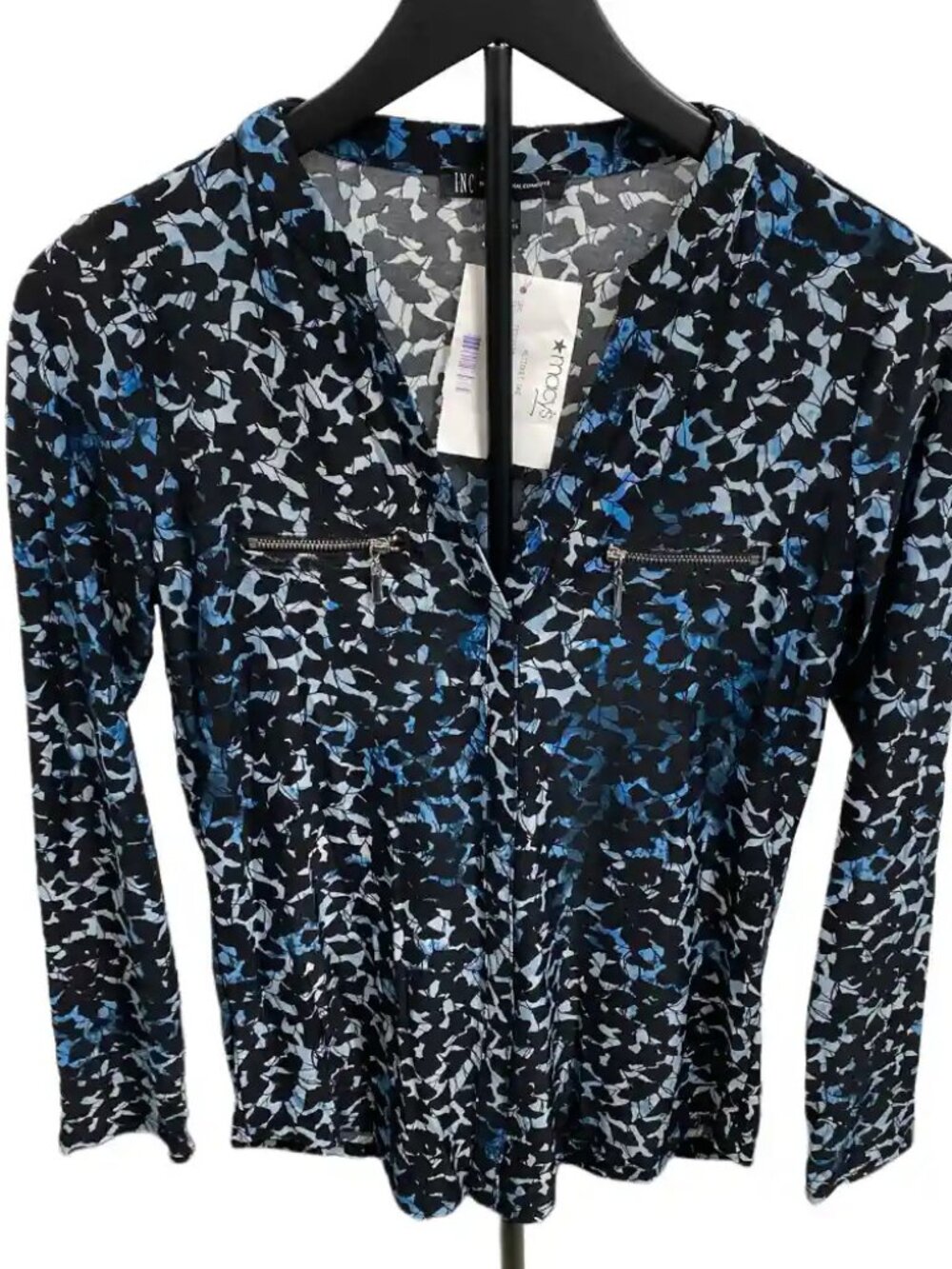 INC International Concepts Floral Print Peplum Top